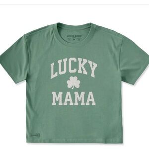 Life Is Good Women's Lucky Mama Tee - Green